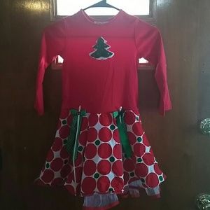 Girls size 6 Christmas dress